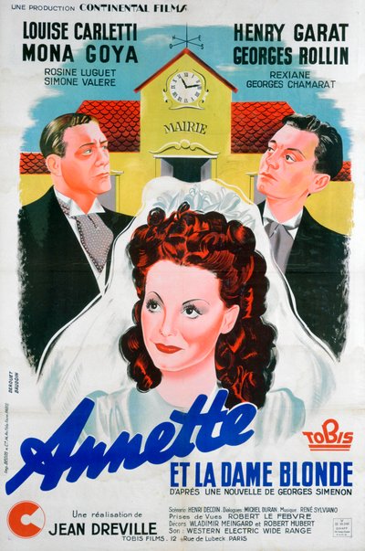 Jean Drevilles Annette e a Dama Loira, Annette e a Mulher Loira, 1941 de Unbekannt
