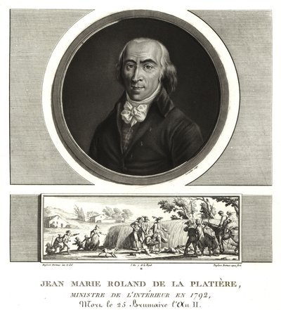 Jean Marie Roland de la Platiere, Ministro do Interior de Unbekannt