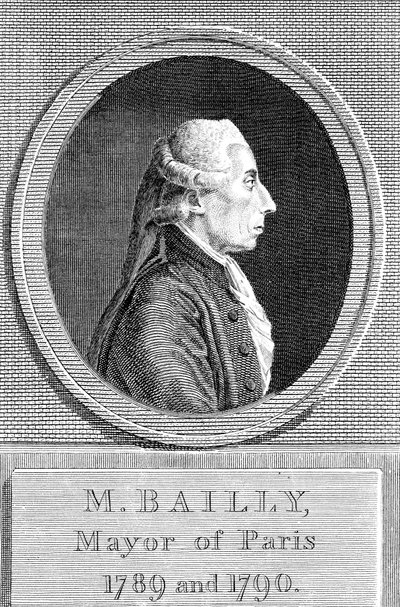 Jean Sylvain Bailly 1736-1793, astrônomo, escritor e político francês de Unbekannt