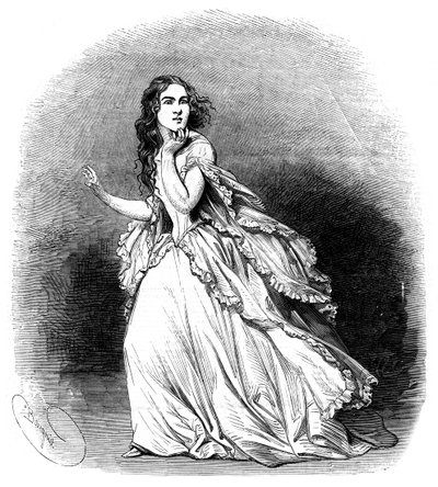 Jenny Lind, soprano conhecido como rouxinol sueco, 1848 de Unbekannt