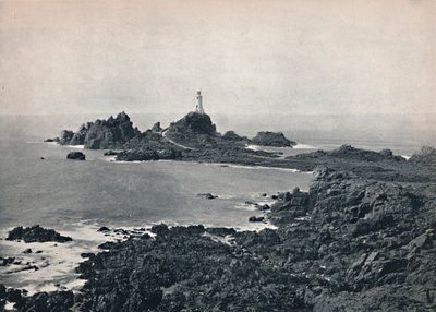 Jersey - La Corbiere Rock e farol, 1895 de Unbekannt