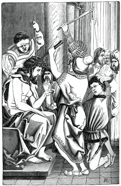 Jesus coroado de espinhos, 1870 de Unbekannt