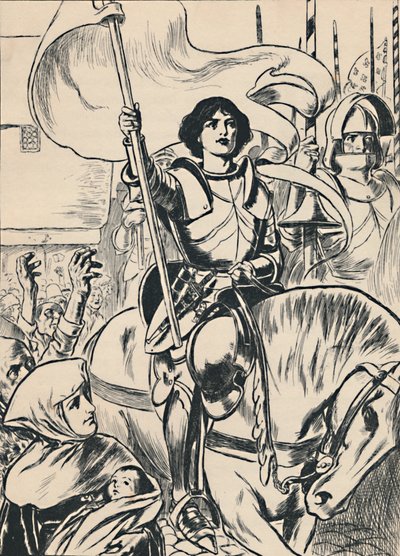 Joana no chefe do exército, c1907 de Unbekannt
