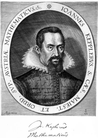 Johannes Kepler, astrônomo e físico alemão, c 1600 de Unbekannt
