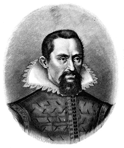 Johannes Kepler, astrônomo alemão, início do século XVII, c1903 de Unbekannt