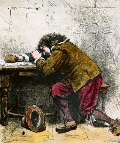 John Bunyan sonhando, século XVII, final do século XIX ou início do século XX de Unbekannt