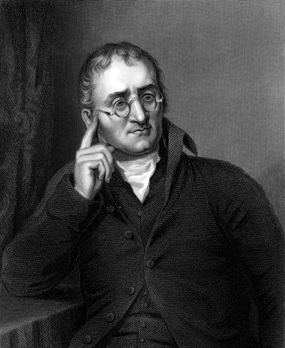 John Dalton, químico inglês, c1860 de Unbekannt