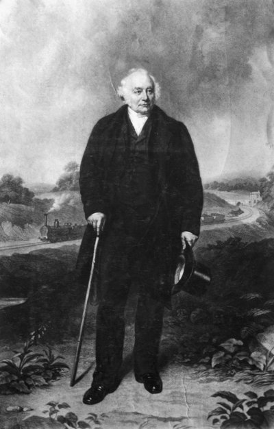 John Ellis, deputado e presidente dos caminhos-de-ferro, c 1850s de Unbekannt