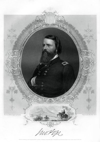 John Pope, general da União na Guerra Civil Americana, 1862-1867 de Unbekannt