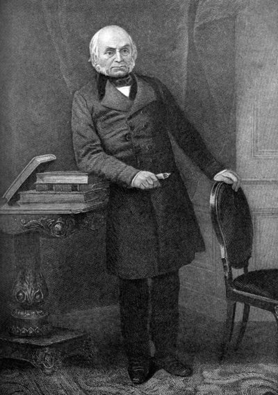 John Quincy Adams 1767-1848, sexto presidente dos Estados Unidos, século 19 1908 de Unbekannt