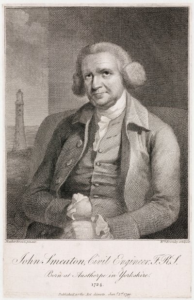 John Smeaton, engenheiro mecânico e civil inglês, c 1780s de Unbekannt