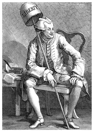 John Wilkes, político inglês, 1763 1895 de Unbekannt