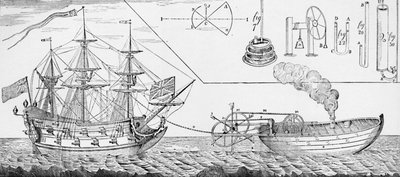 Rebocador a vapor Jonathan Hullss, 1736, 1904 de Unbekannt