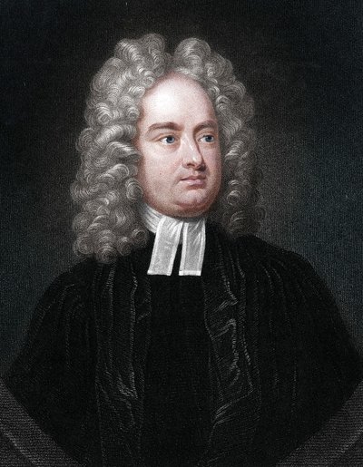 Jonathan Swift, clérigo anglo-irlandês, satirista e poeta. de Unbekannt