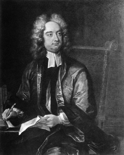 Jonathan Swift, escritor anglo-irlandês, século 19 de Unbekannt