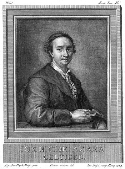 Jose Nicolas de Azara 1731-1804, diplomata espanhol e patrono da arte e da literatura, 1784 de Unbekannt