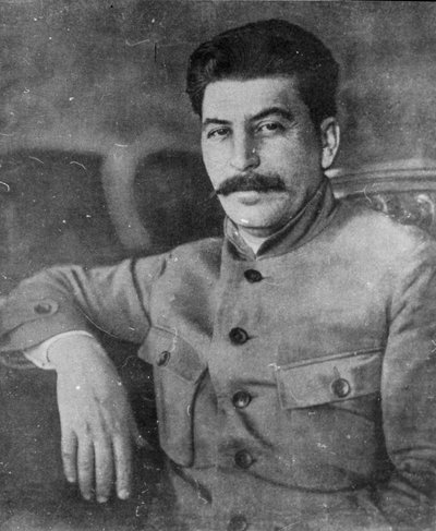 Josef Stalin, revolucionário e líder comunista soviético nascido na Geórgia, maio de 1923 de Unbekannt