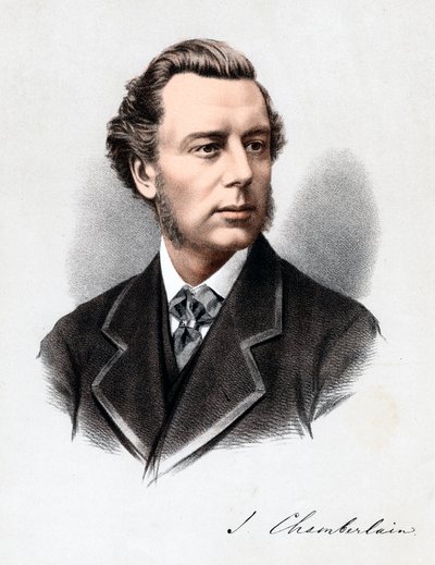 Joseph Chamberlain, político britânico, c1880. de Unbekannt