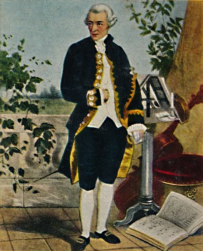 Joseph Haydn 1732-1809. - Pintura de Hammann, 1934. de Unbekannt