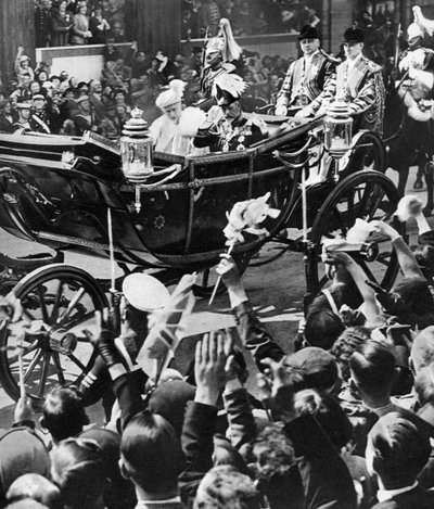Alegria do jubileu pelo rei e pela rainha, 1935 de Unbekannt