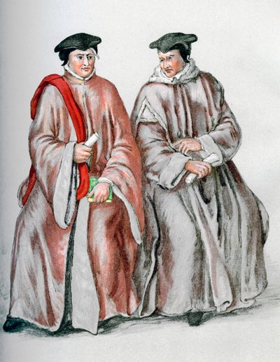 Juízes em suas vestes, 1893 de Unbekannt