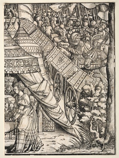 Judith com a cabeça de Holifernes, 1500. de Unbekannt