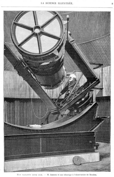 Jules Pierre Cesar Janssen, astrônomo francês, 1893 de Unbekannt
