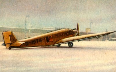 Junkers Ju 52 avião, 1932. de Unbekannt