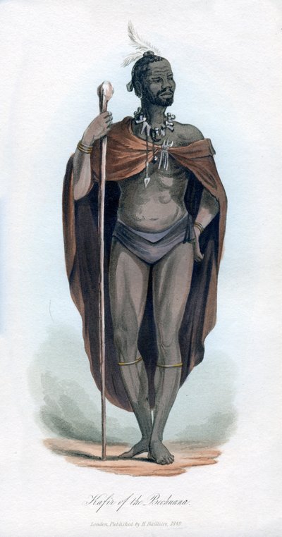 Kafir dos Bechuana, 1848 de Unbekannt