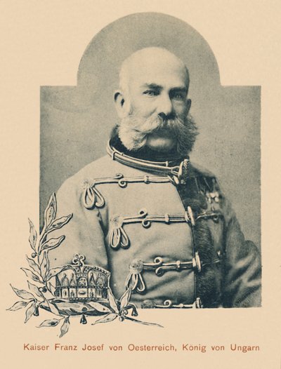 Imperador Franz Josef da Áustria, rei da Hungria, c1910. de Unbekannt