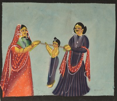 Pintura de Kalighat, 1800s. de Unbekannt