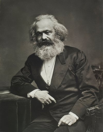 Karl Marx. Por volta de 1880 de Unbekannt