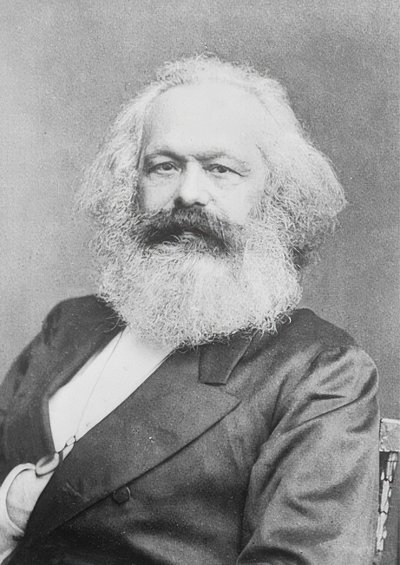 Karl Marx. Por volta de 1880 de Unbekannt