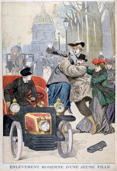 Seqüestro de uma jovem em Paris, 1902 de Unbekannt