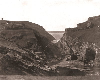 Rei Arthurs Castelo, Tintagel, Cornualha, 1894. de Unbekannt