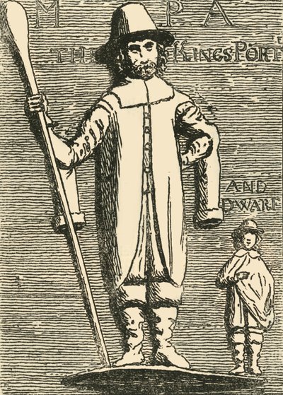 Rei Charles Porter e Anão, c1872. de Unbekannt