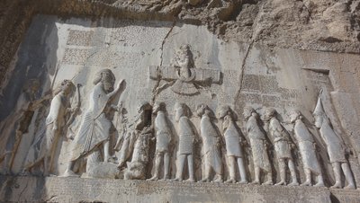 Rei Dario I. e prisioneiros, 521 a.C. de Unbekannt