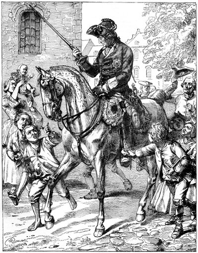 Rei Frederico II da Prússia 1712-1786, século XIX de Unbekannt