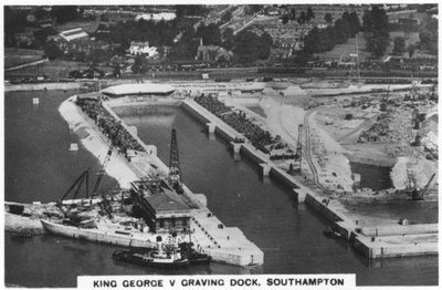 Rei George V Graving Dock, Southhampton, 1936 de Unbekannt