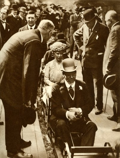 Rei George V e Queen Mary ... Exposição do Império Britânico, Wembley, Londres, 1925, 1935. de Unbekannt