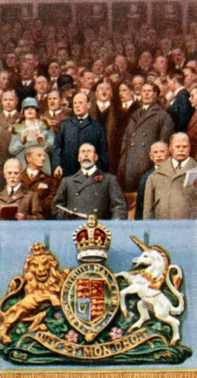 Rei George V na final da Copa, Wembley, 23 de abril de 1927, c1935 de Unbekannt