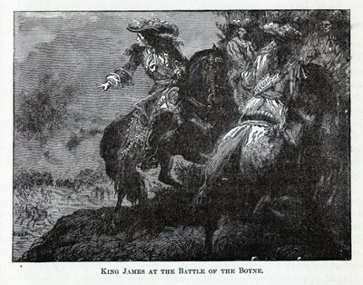 Rei James na batalha de Boyne, 1882 de Unbekannt