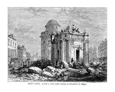 Kings Cross em 1845 de Unbekannt