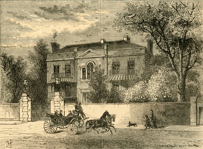 Casa de Kingston, Knightsbridge, c1876. de Unbekannt
