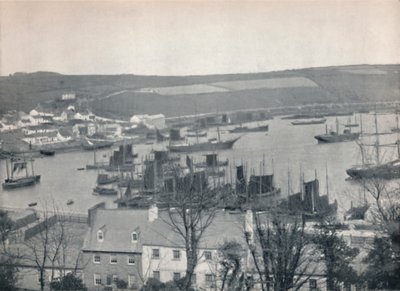 Kinsale - uma frota de pesca no porto, 1895 de Unbekannt