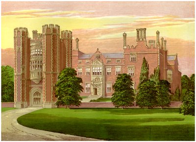 Kirtling Tower, Cambridgeshire, casa da Baronesa Norte, c1880 de Unbekannt