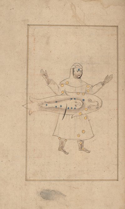 Kitab suwar al-kawakib al-thabita Livro das Imagens das Estrelas Fixas de al-Sufi, século XVIII. de Unbekannt