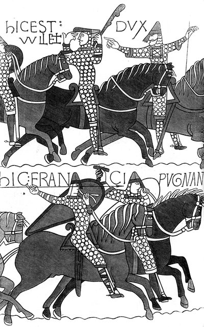 Cavaleiros de Duc Guillaume, c1070 1849 de Unbekannt