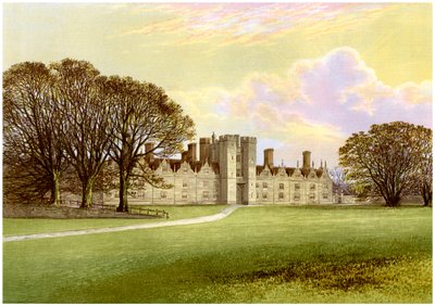 Knole, perto de Sevenoaks, Kent, casa de Lord Sackville, c1880 de Unbekannt