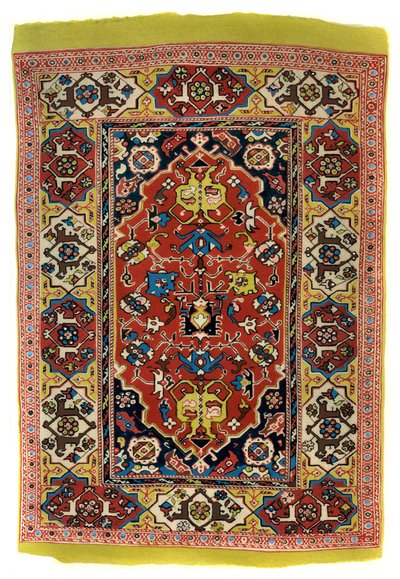 Tapete de lã atada, c1600 1958 de Unbekannt